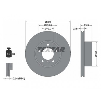 Fren Diski E87 E90 Ön Havalı 120i/d; 316>328i 318/320d